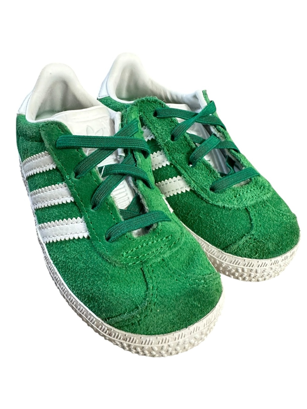Adidas Gazelle Toddler Shoes Size 8K Green Suede Sneakers IH0363 - Picture 5 of 7